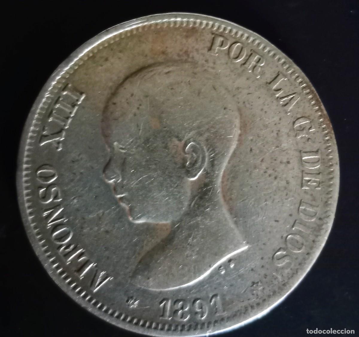 Monedas de Espa&ntilde;a: Moneda de Alfonso XIII de plata - Foto 1
