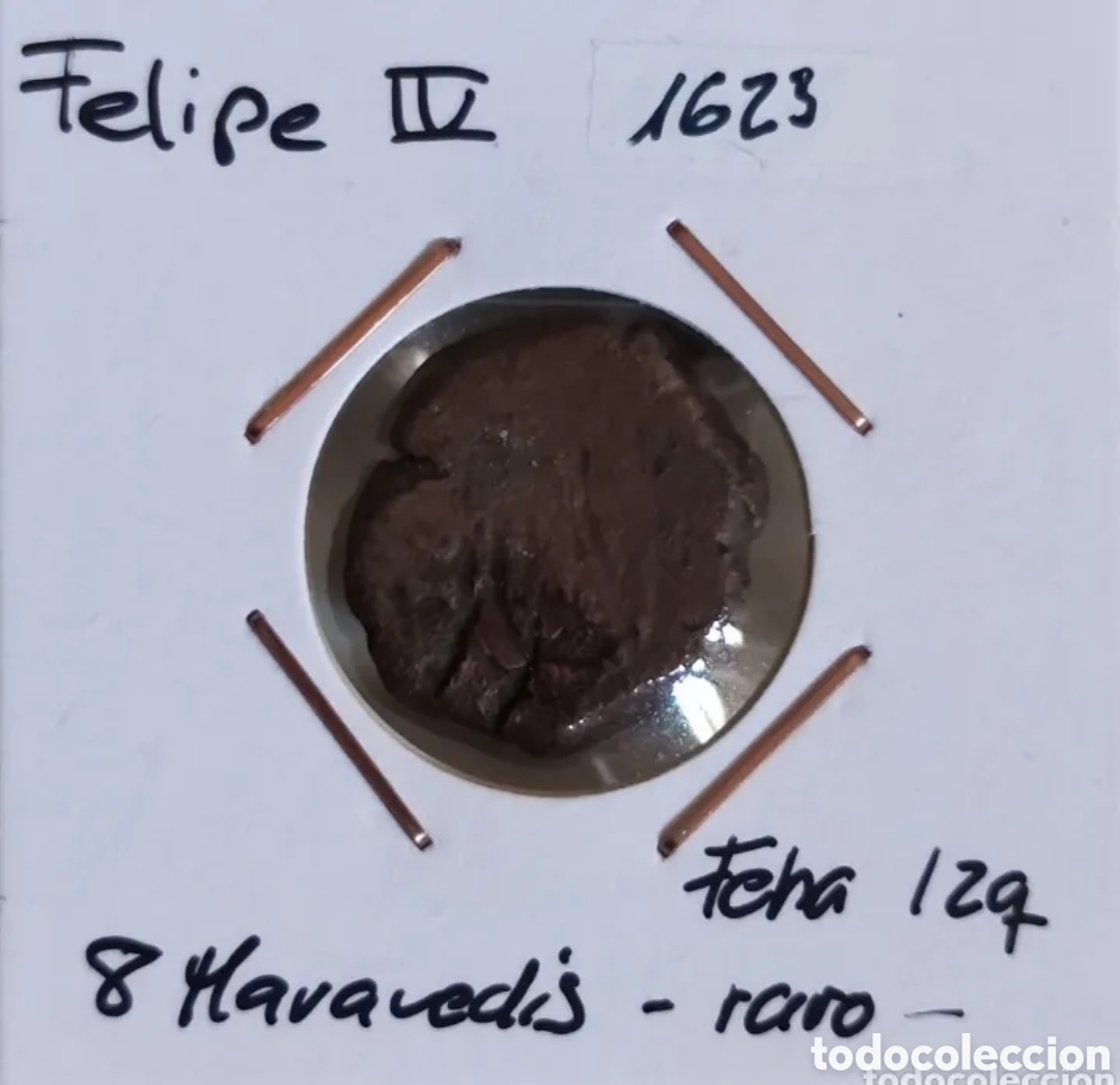 Monedas de Espa&ntilde;a: 8 Maraved&iacute;s Felipe IV 1623 - Foto 1