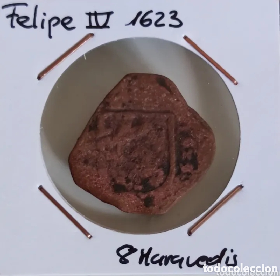 Monedas de Espa&ntilde;a: 8 Maraved&iacute;s Felipe lll 1623 - Foto 1