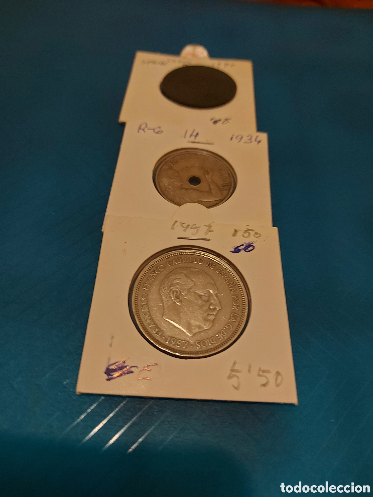 Monedas de Espa&ntilde;a: 3antiguas deEspa&ntilde;a - Foto 1