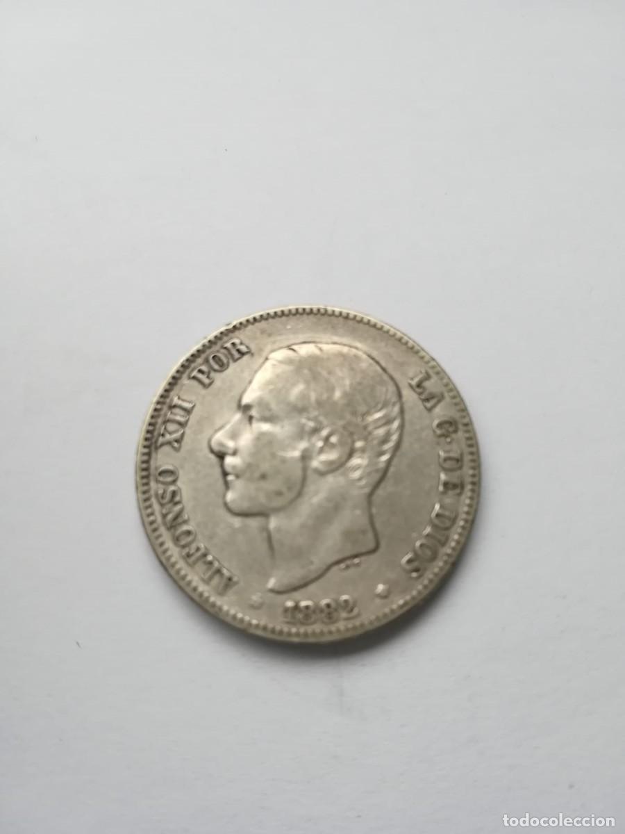 Monedas de Espa&ntilde;a: ESPA&Ntilde;A ALFONSO XII 2 PTAS 1882 MS-M - Foto 1