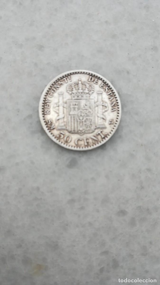 Monedas de Espa&ntilde;a: ESPA&Ntilde;A ALFONSO XIII 50 CENT - Foto 2