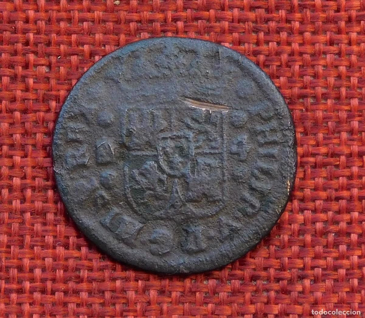 Monedas de Espa&ntilde;a: Felipe V &ndash; A&ntilde;o 1743 &ndash; 4 maravedis &ndash; Ceca Segovia - Foto 1