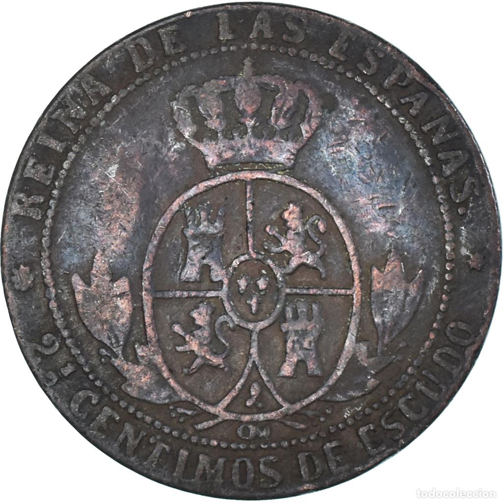 Monedas de Espa&ntilde;a: [#1336361] Moneda, Espa&ntilde;a, 2-1/2 Centimos, 1868 - Foto 2