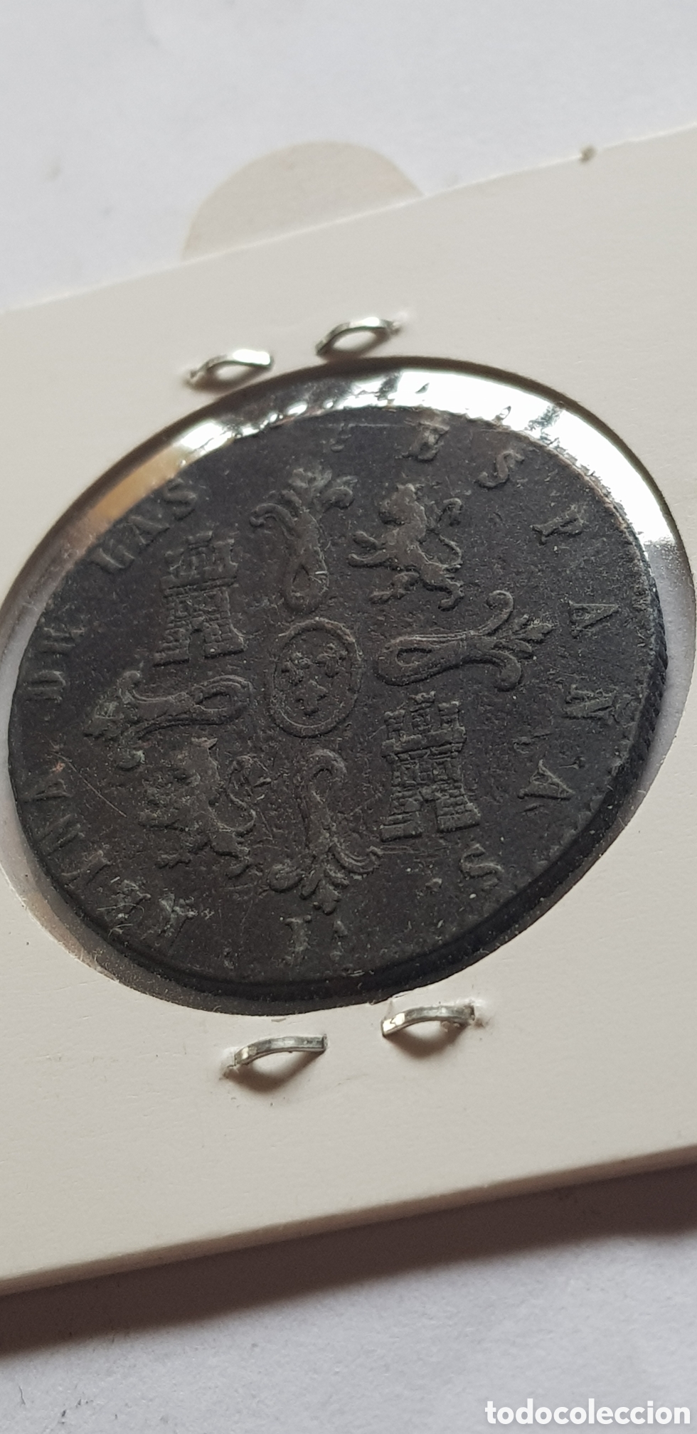 Monedas de Espa&ntilde;a: 8 Maravedis 1837 Isabel II Jubia - Foto 4