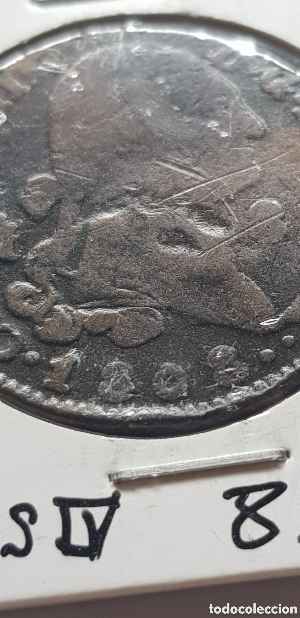 Monedas de Espa&ntilde;a: 8 Maravedis 1802 Carlos IV Segovia - Foto 4
