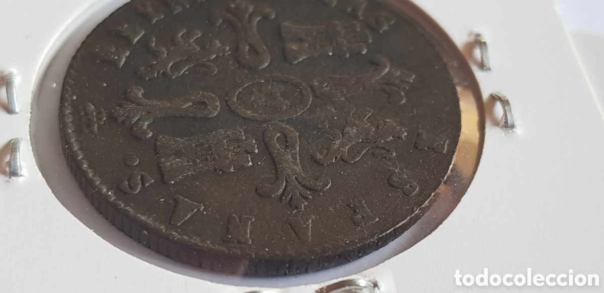 Monedas de Espa&ntilde;a: 8 Maravedis 1842 Segovia Isabel II - Foto 6