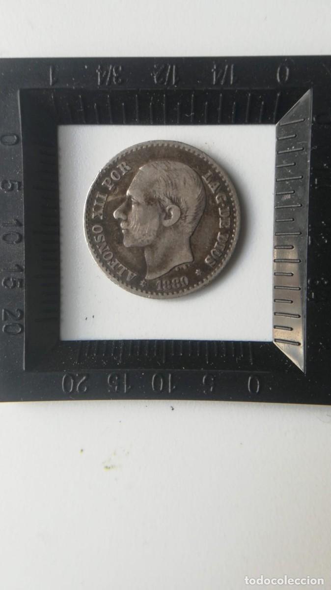 Monedas de Espa&ntilde;a: ESPA&Ntilde;A 1880 ALFONSO XII 50 CENT PLATA - Foto 1