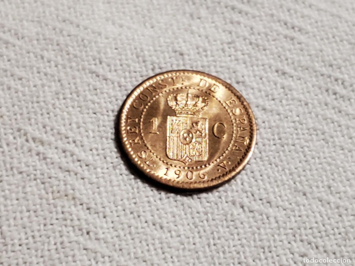 Monedas de Espa&ntilde;a: 1 c&eacute;ntimo 1906 *6- Sin Circular - SC - moneda cobre de Alfonso XIII - Foto 1