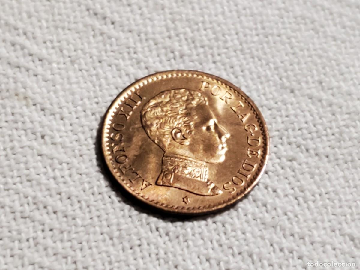 Monedas de Espa&ntilde;a: 1 c&eacute;ntimo 1906 *6- Sin Circular - SC - moneda cobre de Alfonso XIII - Foto 2