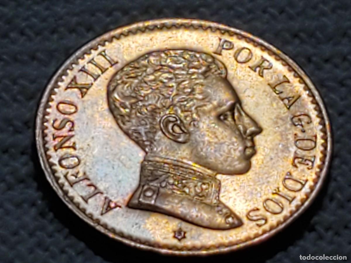 Monedas de Espa&ntilde;a: 1 c&eacute;ntimo 1906 *6- Sin Circular - SC - moneda cobre de Alfonso XIII - Foto 7