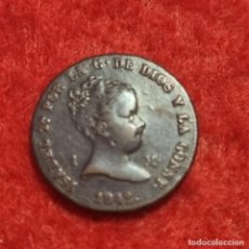 Monedas de España: MONEDA COBRE ISABEL II 2ª 1 MARAVEDI 1842 SEGOVIA MBC++ ORIGINAL C22
