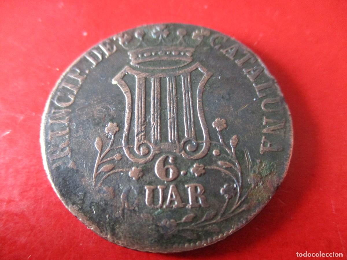 Monedas de Espa&ntilde;a: Isabel II. 6 CUARTOS de Catalu&ntilde;a. 1841 - Foto 1