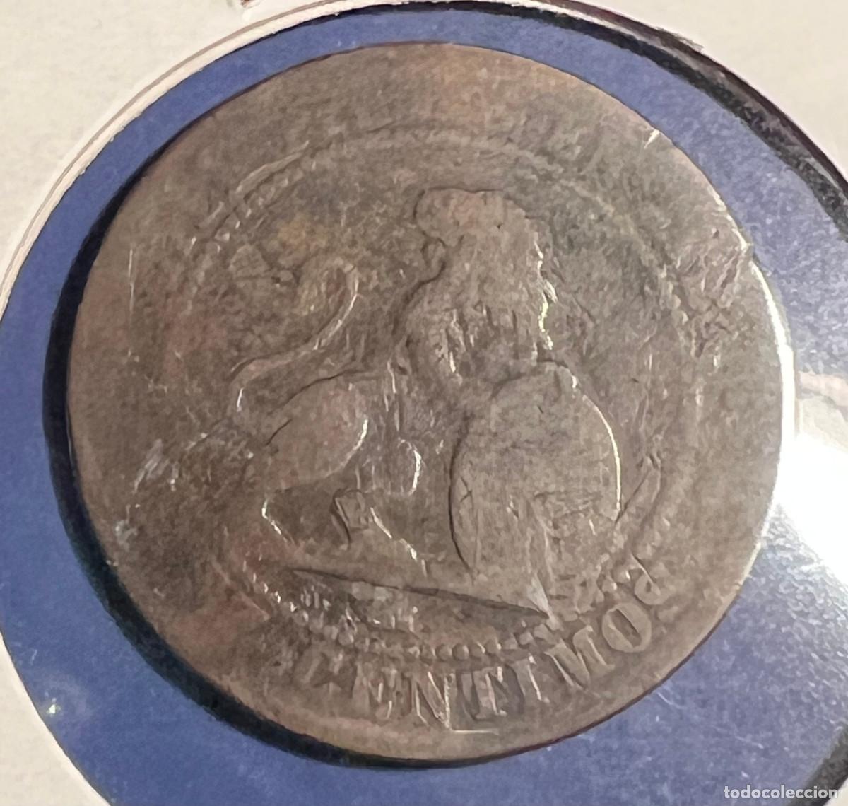 Monedas de Espa&ntilde;a: MONEDA DE 10 C&Eacute;NTIMOS DE ESPA&Ntilde;A 1870 - Foto 2