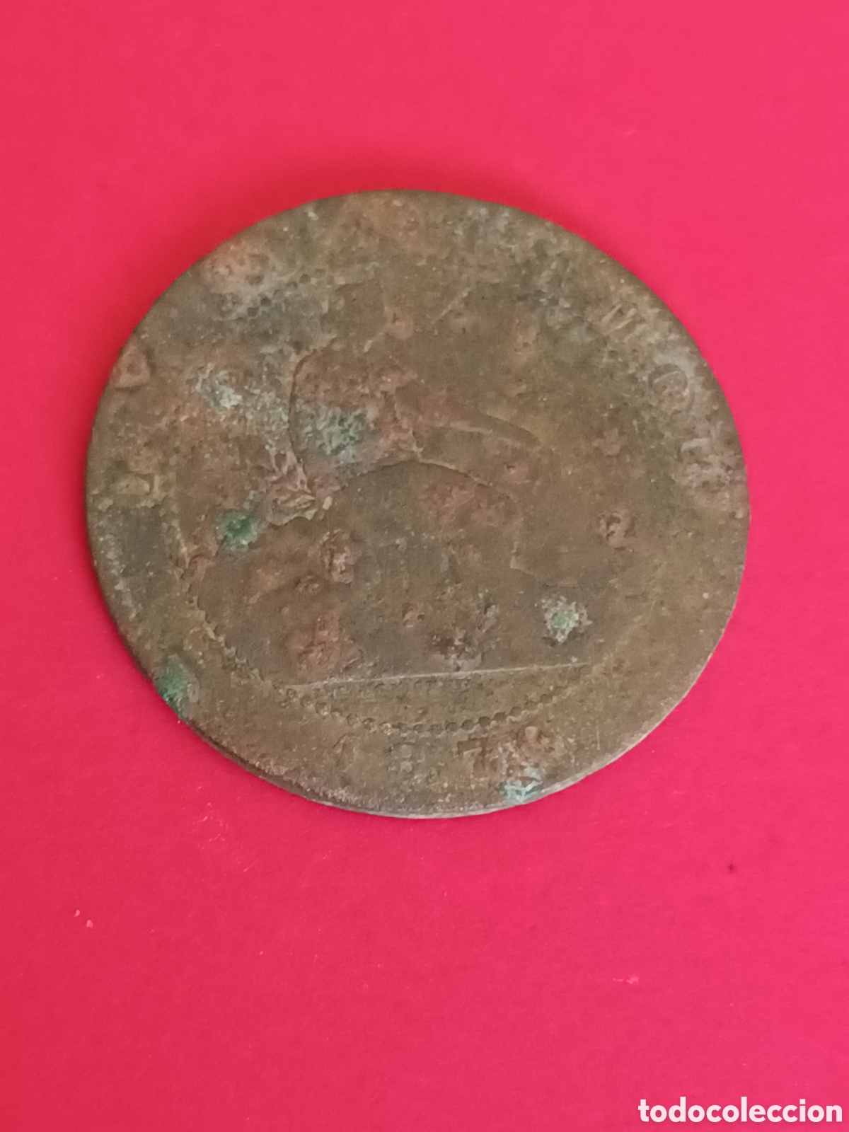 Monedas de Espa&ntilde;a: GOBIERNO PROVISIONAL. 5 C&Eacute;NTIMOS DE 1870. - Foto 2