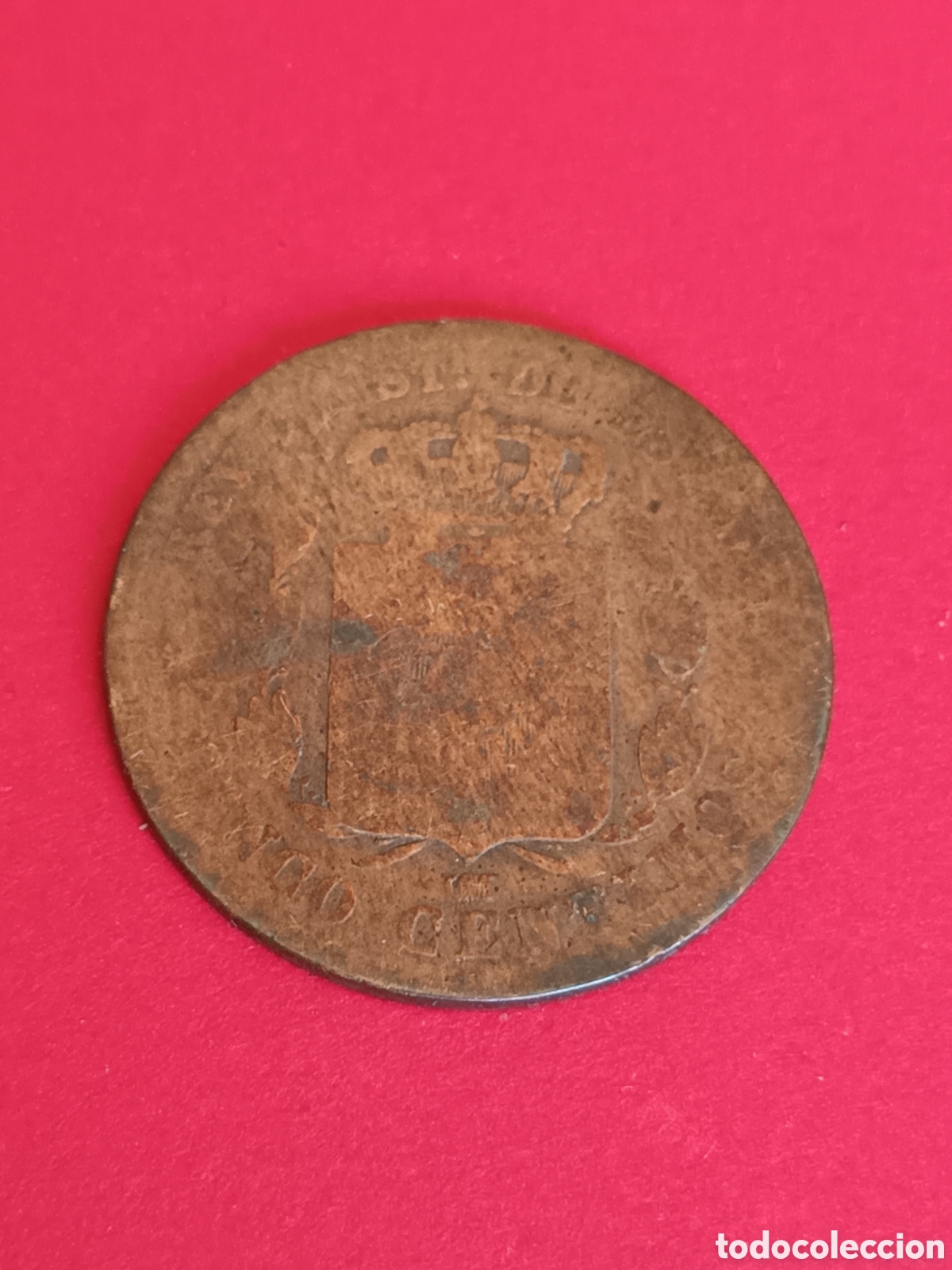 Monedas de Espa&ntilde;a: ALFONSO XII. 5 C&Eacute;NTIMOS DE 1877. - Foto 2
