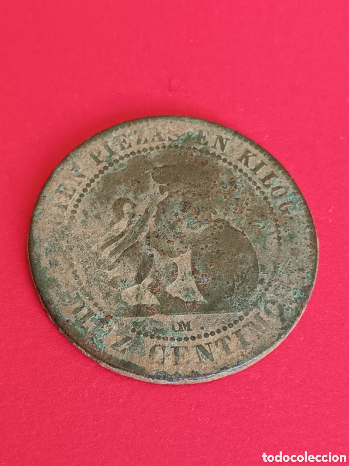 Monedas de Espa&ntilde;a: GOBIERNO PROVISIONAL. 10 C&Eacute;NTIMOS DE 1870. - Foto 1