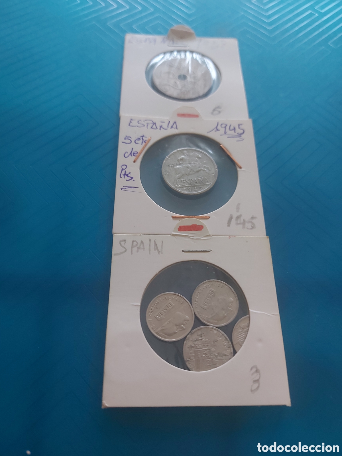 Coins of Spain: 6Espa&ntilde;a2 antiguas