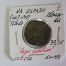 Monedas de España: MONEDA DE 2 MARAVEDIS ND REYES CATÓLICOS ( 1469-1504 ) CCT.520 TOLEDO EN BC+