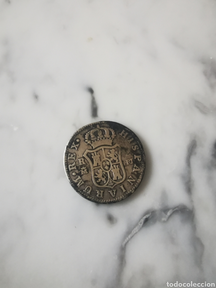 Monedas de Espa&ntilde;a: Moneda plata antigua Carlos lll - Foto 1