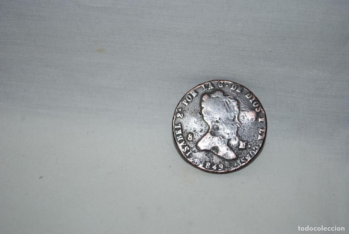 Monedas de Espa&ntilde;a: ISABEL II , OCHO MARAVEDIES , 1849 - Foto 1