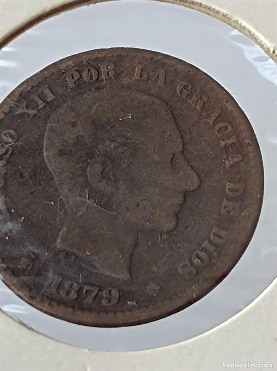 Monedas de Espa&ntilde;a: MONEDA 5 C&Eacute;NTIMOS 1879 ALFONSO XII - Foto 2
