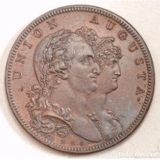 Monedas de España: PROCLAMACIÓN ESPAÑA CARLOS IV Y MARÍA LUISA. 1801 J.P.DROZ UNIÓN AUGUSTA RARA