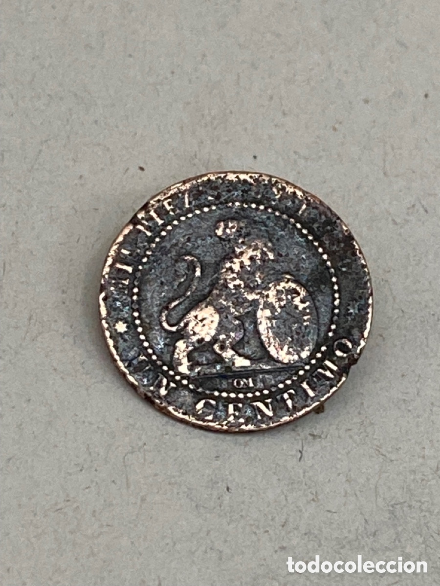 Monedas de Espa&ntilde;a: Moneda 1 c&eacute;ntimos 1870 X21 - Foto 1