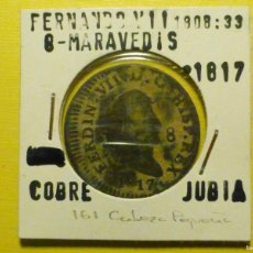 Monedas de España: MONEDA - SPANISH ANCIENT COIN - FERNANDO VII - JUBIA - AÑO 1817 - 30 MM - 8 MARAVEDIS