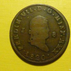 Monedas de España: MONEDA - SPANISH ANCIENT COIN - FERNANDO VII - JUBIA - AÑO 1820 - 30 MM - 8 MARAVEDIS, CABEZA GRANDE