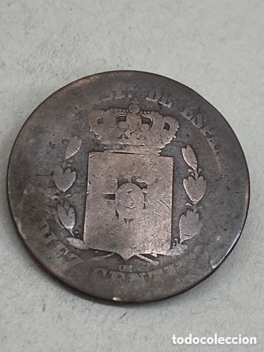 Monedas de Espa&ntilde;a: Moneda 10 c&eacute;ntimos 1870 L29 - Foto 2
