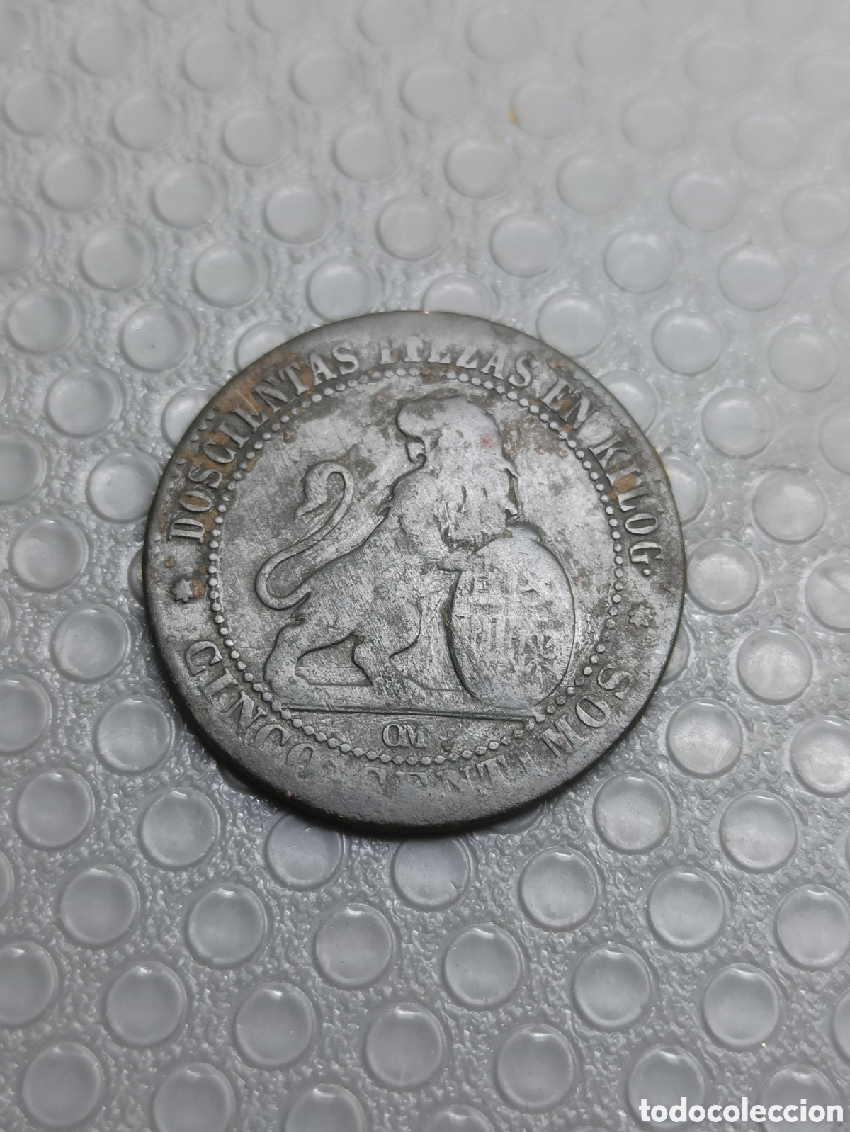 Monedas de Espa&ntilde;a: Moneda de 5 c&eacute;ntimos 1870 - Foto 1