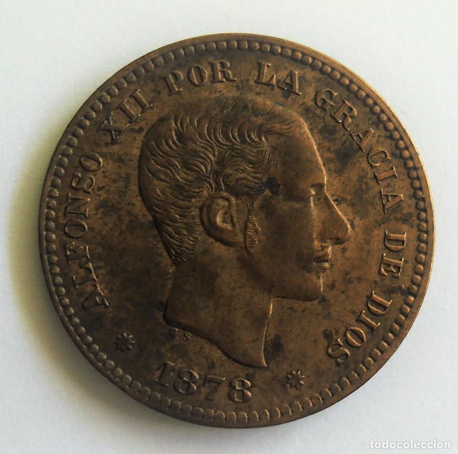 Monedas de Espa&ntilde;a: SPAIN 5 CENTIMOS 1878 ALFONSO XII. - Foto 4