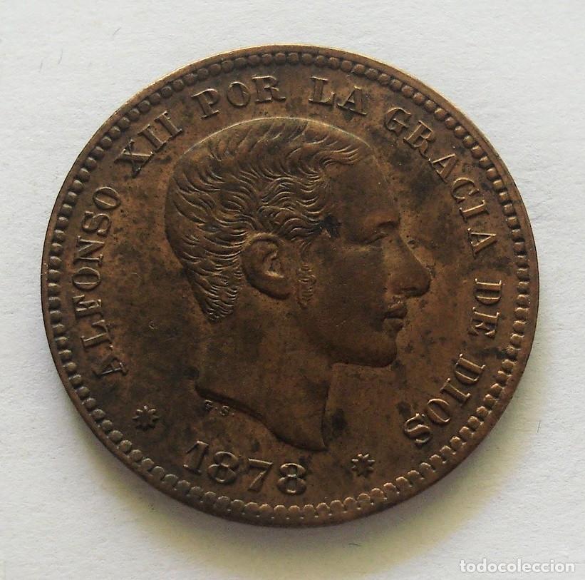 Monedas de Espa&ntilde;a: SPAIN 5 CENTIMOS 1878 ALFONSO XII. - Foto 2