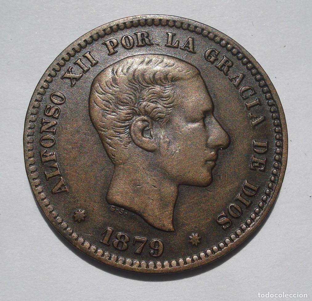 Monedas de Espa&ntilde;a: SPAIN 5 CENTIMOS 1879. ALFONSO XII. - Foto 1