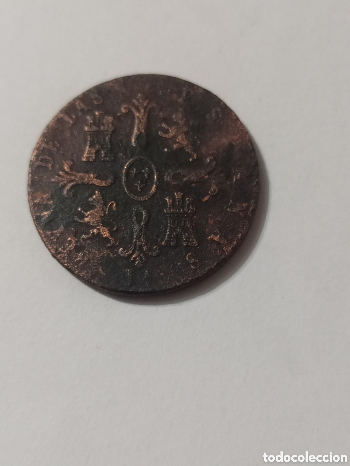 Monedas de Espa&ntilde;a: Moneda 8 maraved&iacute;s Isabel ll 1850 - Foto 3
