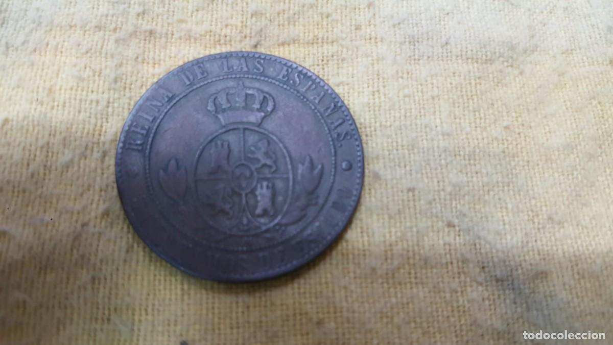Monedas de Espa&ntilde;a: ISABEL II- 5 CENTIMO DE ESCUDO- 1867- BARCELONA - Foto 3