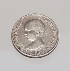 Monedas de España: 50 CTS DE PLATA.ALFONSO XIII DE 1892---8-2.SOBRE COSPEL DE 1889.EXTRAORDINARIO ESTADO.