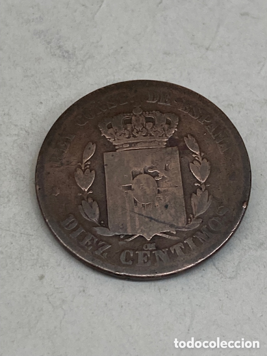 Monedas de Espa&ntilde;a: Moneda 10 c&eacute;ntimos 1878 X27 - Foto 2