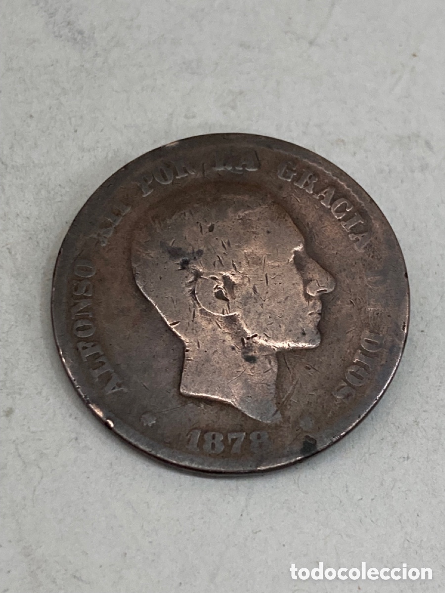 Monedas de Espa&ntilde;a: Moneda 10 c&eacute;ntimos 1878 X27 - Foto 1