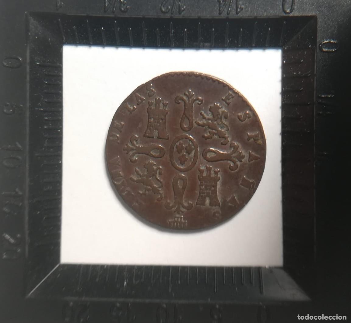 Monedas de Espa&ntilde;a: ISABEL II ESPA&Ntilde;A 2 MARAVEDIS 1849 - Foto 2