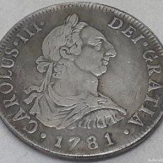 Monedas de España: RÉPLICA MONEDA 1781. SANTIAGO DE CHILE, ESPAÑA. 4 REALES. REY CARLOS III