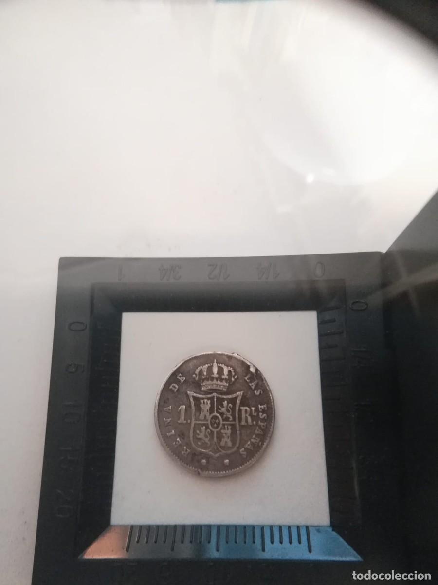 Monedas de Espa&ntilde;a: ISABEL II ESPA&Ntilde;A 1 REAL 1853 PLATA - Foto 2