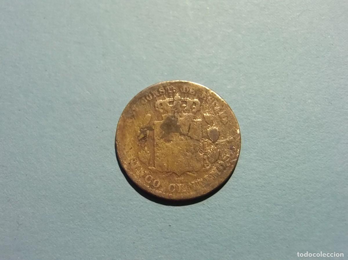 Monedas de Espa&ntilde;a: ALFONSO XII 5 C&Eacute;NTIMOS 1878. - Foto 2