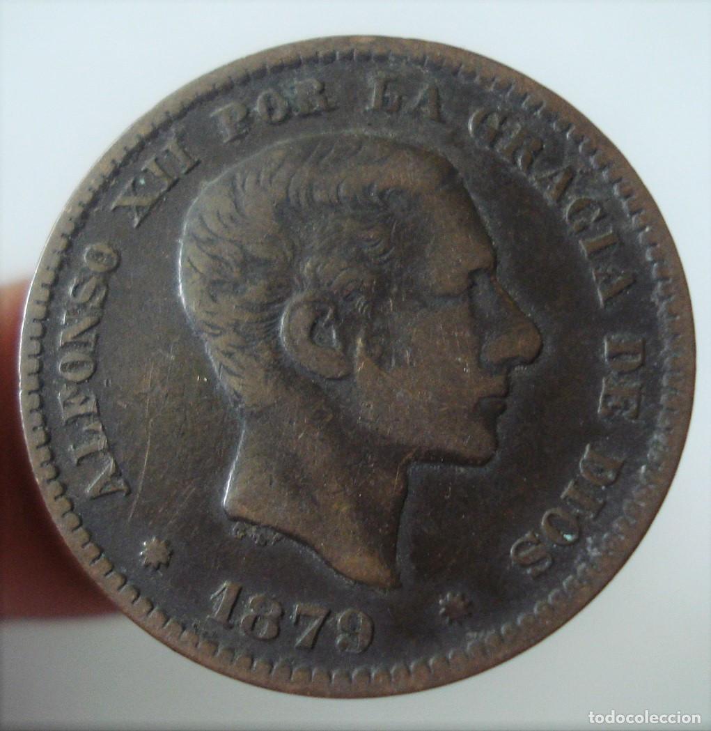 Monedas de Espa&ntilde;a: SPAIN 5 CENTIMOS 1879. ALFONSO XII. - Foto 1