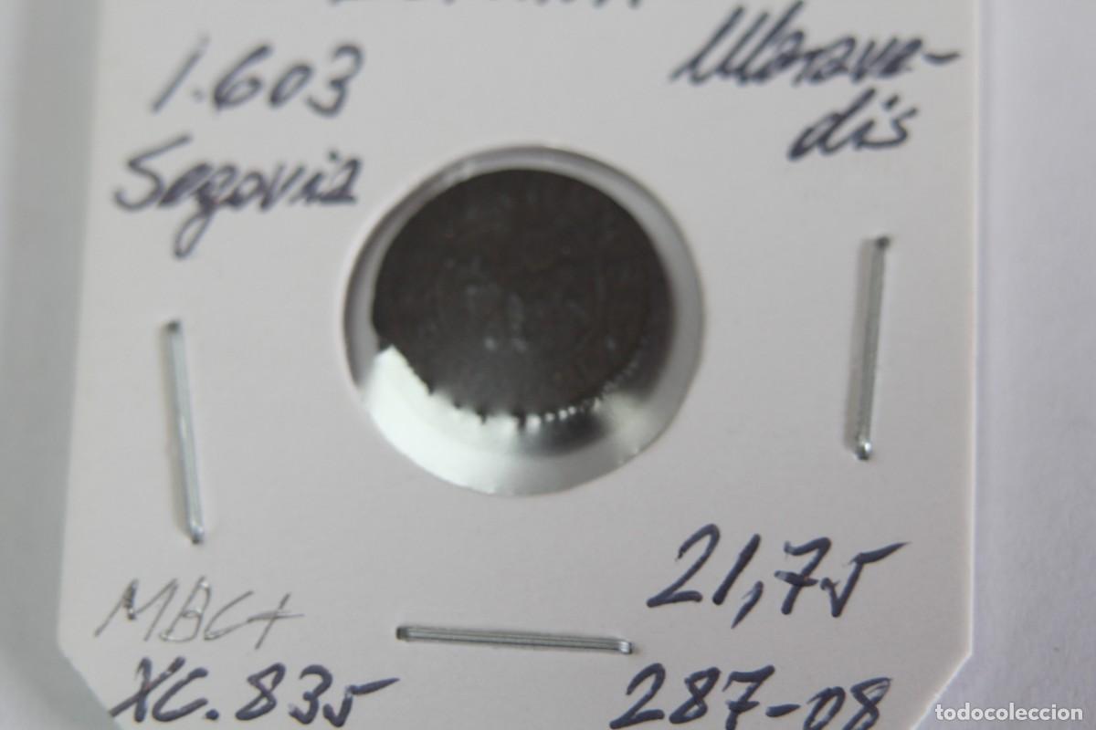 Monedas de Espa&ntilde;a: Moneda de 2 Maravedis de 1603 SEGOVIA en MBC+ - Foto 1