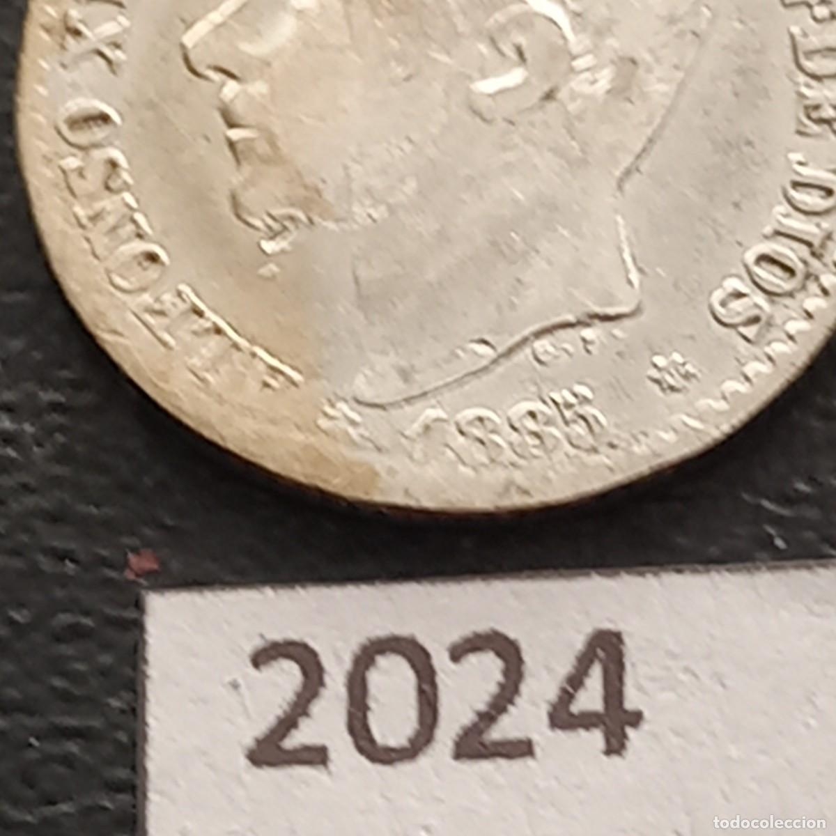 Monedas de Espa&ntilde;a: Espa&ntilde;a 50 c&eacute;ntimos 1885 - Foto 3