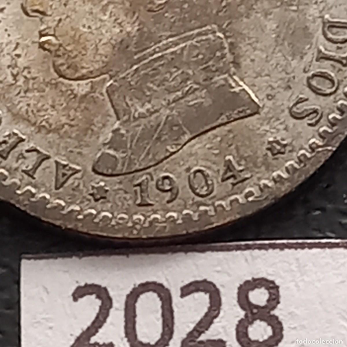 Monedas de Espa&ntilde;a: Espa&ntilde;a 50 c&eacute;ntimos 1904 - Foto 3