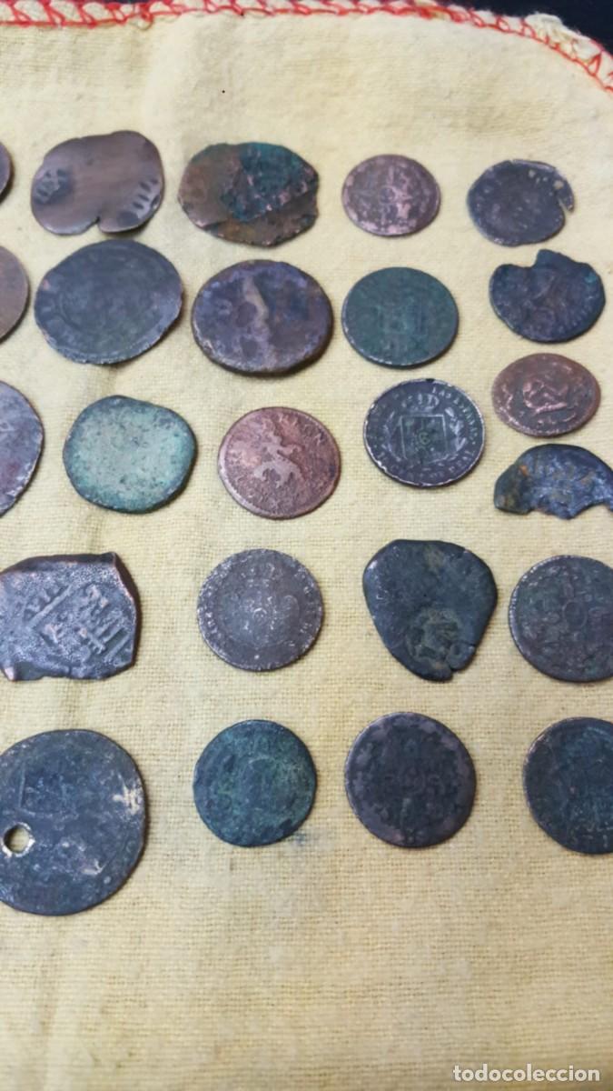 Monedas de Espa&ntilde;a: LOTE DE 36 COBRES ANTIGUOS - Foto 6