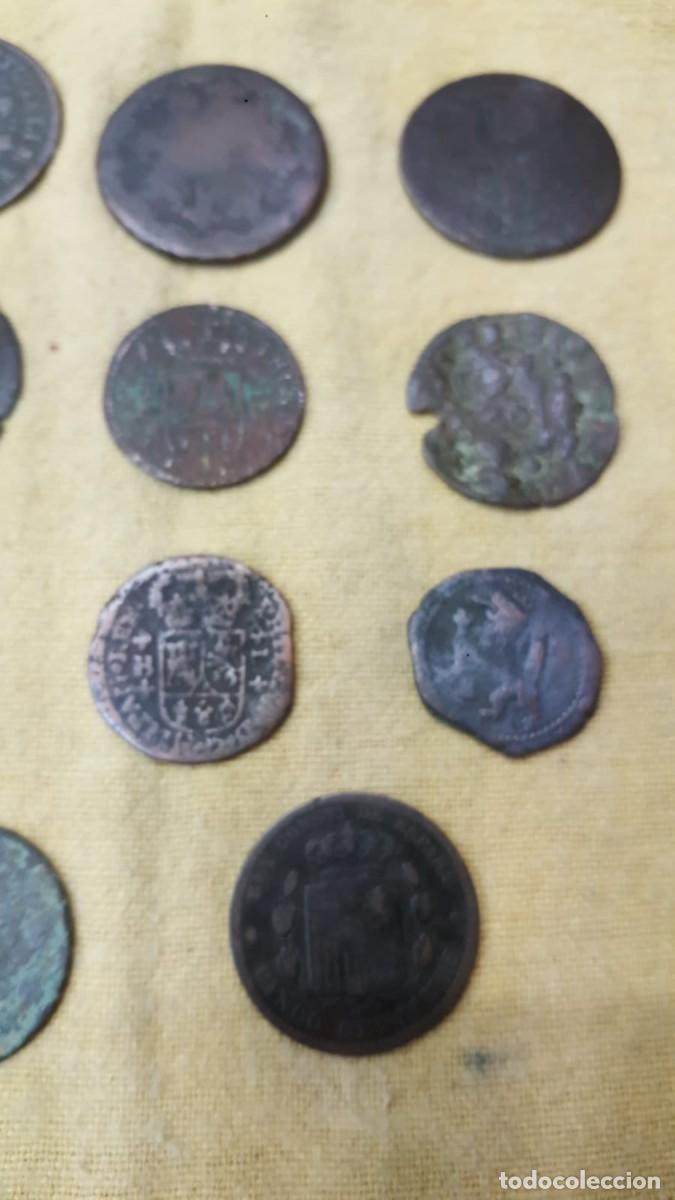 Monedas de Espa&ntilde;a: LOTE DE 15 COBRES ESPA&Ntilde;OLES - Foto 4
